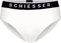 SCHIESSER Herren Rio-Slip 3er Pack - Serie "95/5", Logobund, S-XXL Weiß XL -Günstiges Mode Wucht Geschäft 0240f74641fa1d4ac3553bbf523d8e2a