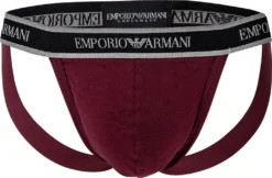 EMPORIO ARMANI Herren Jockstrap, 2er Pack - Jocks, Tanga Slip, Stretch Baumwolle Schwarz/Rot M 8 EMPORIO ARMANI Herren Jockstrap, 2er Pack - Jocks, Tanga Slip, Stretch Baumwolle Schwarz/Rot M -Günstiges Mode Wucht Geschäft 031a72523eb04ff2d0b1785ecf0d98d1