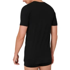 Schiesser 4er-Pack - 95/5 - Organic Baumwolle Unterhemd / Shirt Kurzarm Komfortabler Rundhalsausschnitt, Perfekter Sitz, Elastische Single-Jersey Qualität -Günstiges Mode Wucht Geschäft 0345ad81baefb27fe4990929d1489ac9