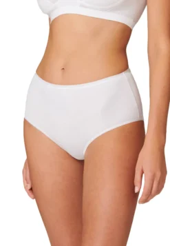 SCHIESSER Damen Slip 2er Pack - Midi-Slip, Baumwolle Stretch, Uni Weiß XL -Günstiges Mode Wucht Geschäft 03ed767bf92c584495ee45ce5c3dacef