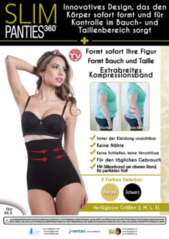 Slim Panties 360° BLACK M, Taillenshaper Slip Taillenformer Unterwäsche Shapeware Formslip In Beige Oder Schwarz, Größen S, M, L, XL - Original Aus TV-Werbung 15 Slim Panties 360° BLACK M, Taillenshaper Slip Taillenformer Unterwäsche Shapeware Formslip In Beige Oder Schwarz, Größen S, M, L, XL - Original Aus TV-Werbung -Günstiges Mode Wucht Geschäft 05d98da4293669d0bc5dfe78213f388d