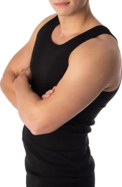 Black Snake® Herren Unterhemd 4er Set Seamless Tank Top Feinripp Achselshirt - Schwarz - 9/3XL -Günstiges Mode Wucht Geschäft 05dea6114fdb172063c636f47b86ea16