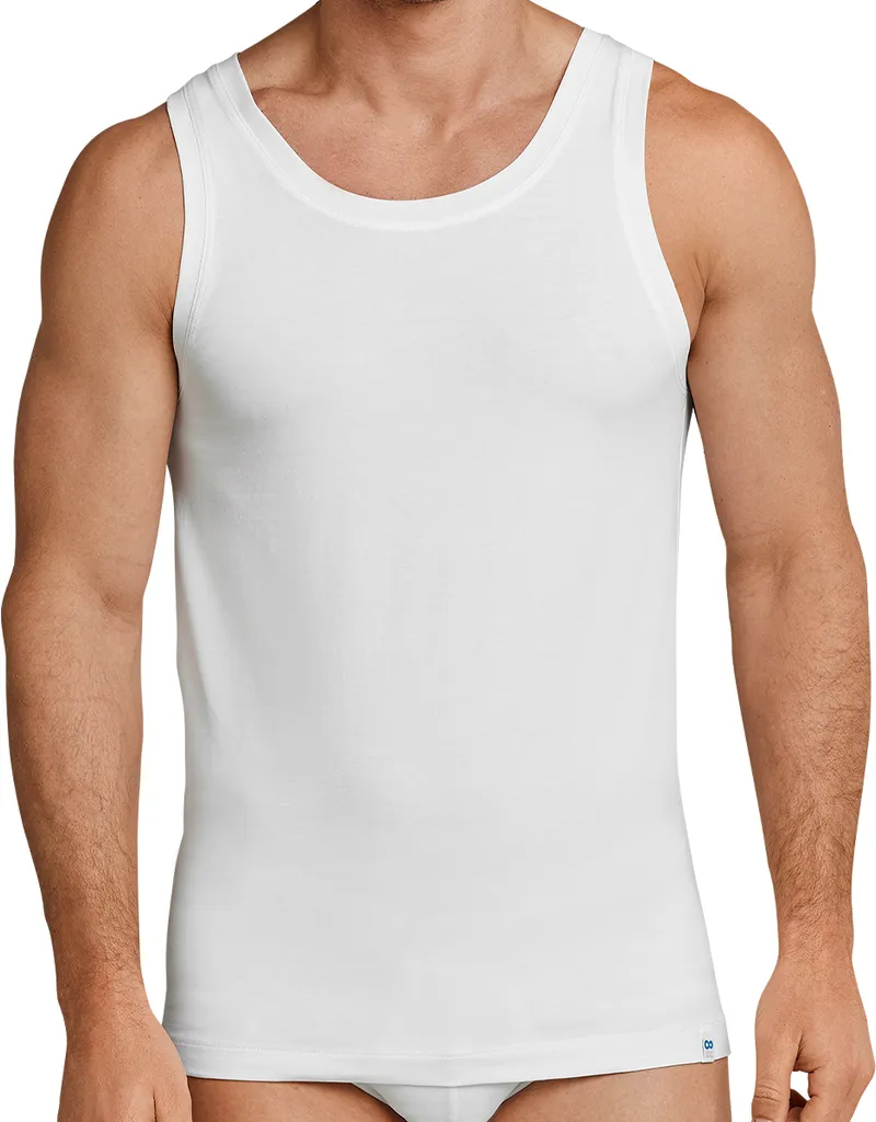 Schiesser 2er Pack Long Life Baumwolle Unterhemd / Tanktop Körpernahe Passform Mit Rundhals-Ausschnitt, Kleines Serien-Logo Am Saum, Reduzierte Pilling-Bildung Und Glatte Gleichmäßige Oberfläche 4 Schiesser 2er Pack Long Life Baumwolle Unterhemd / Tanktop Körpernahe Passform Mit Rundhals-Ausschnitt, Kleines Serien-Logo Am Saum, Reduzierte Pilling-Bildung Und Glatte Gleichmäßige Oberfläche – Bild 2