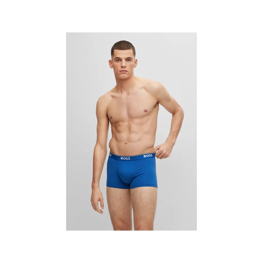 Hugo Boss BOSS Herren Boxershorts Trunk Unterhosen Baumwolle Stretch 3er Pack L 1xRot/Blau/Schwarz 10 Hugo Boss BOSS Herren Boxershorts Trunk Unterhosen Baumwolle Stretch 3er Pack L 1xRot/Blau/Schwarz – Bild 8