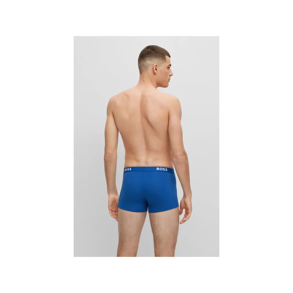 Hugo Boss BOSS Herren Boxershorts Trunk Unterhosen Baumwolle Stretch 3er Pack L 1xRot/Blau/Schwarz 11 Hugo Boss BOSS Herren Boxershorts Trunk Unterhosen Baumwolle Stretch 3er Pack L 1xRot/Blau/Schwarz – Bild 9