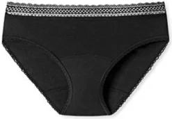SCHIESSER Damen Perioden-Slip, 2er Pack - Secret Care, Menstruations-Unterhose Schwarz M/L -Günstiges Mode Wucht Geschäft 0bca08119316277cb02b11cdee390b46