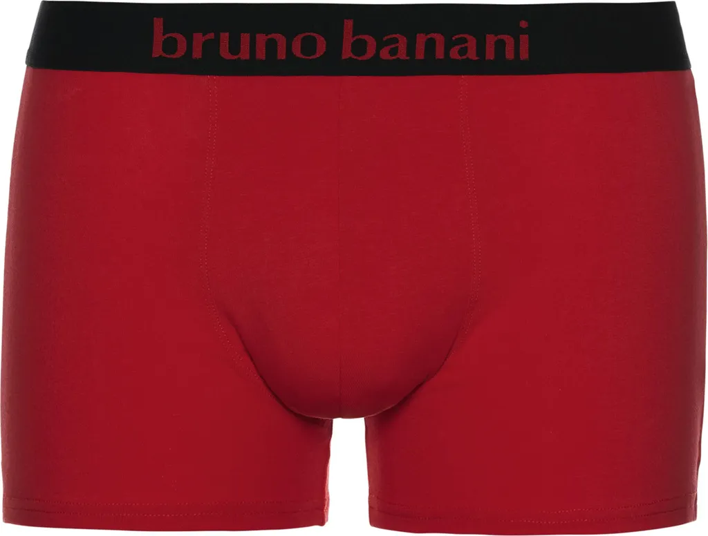 Bruno Banani Herren Boxershorts, 2er Pack - Flowing, Baumwolle Rot M (Medium) 4 Bruno Banani Herren Boxershorts, 2er Pack - Flowing, Baumwolle Rot M (Medium) – Bild 2