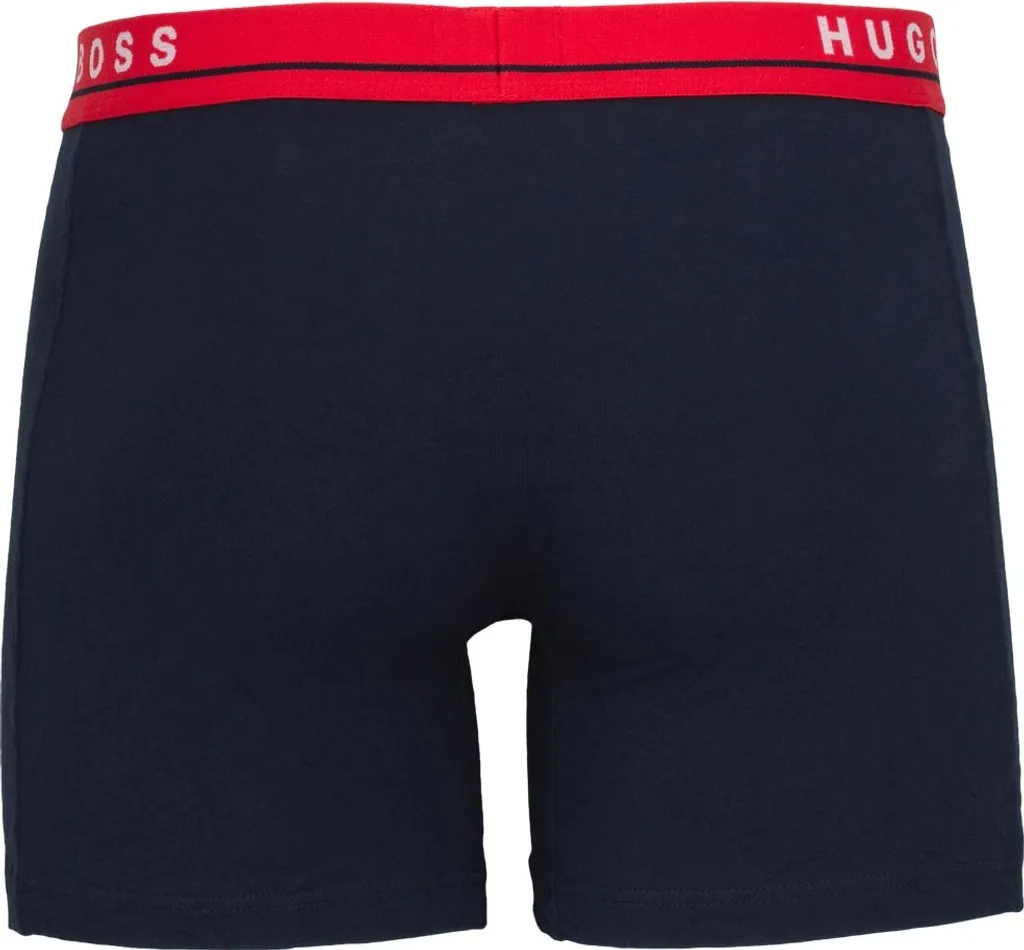 HUGO BOSS Herren Boxer Briefs - Logobund, Baumwolle Stretch, 3er Pack Rot/Blau/Braun L 9 HUGO BOSS Herren Boxer Briefs - Logobund, Baumwolle Stretch, 3er Pack Rot/Blau/Braun L – Bild 7