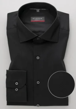 Eterna Hemd City, Farbe:39 Schwarz, Größe:42 -Günstiges Mode Wucht Geschäft 118370ffb22856642d0ff598bd04c781