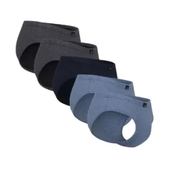 Götzburg Herren Briefs 5er Pack - Single Jersey, Unterwäsche Set, Baumwolle Stretch Blau/Grau L -Günstiges Mode Wucht Geschäft 131c02e741b07654bf74f61a7befc968