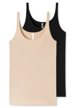 Schiesser Damen 2PACK Trägertop 95/5 Organic Sand 46/3XL -Günstiges Mode Wucht Geschäft 164f331d2f92a2874ba9253a3d650a81