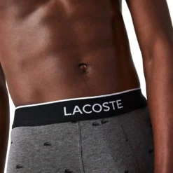 Lacoste Herren 3 Packungsstämme, Grau L -Günstiges Mode Wucht Geschäft 168a91fbdfc94cc06fc7b177318c4443