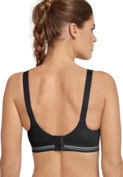Schiesser Damen Sport BH Bra High Impact - 172739, Farbe:schwarz, Größe BH:75B -Günstiges Mode Wucht Geschäft 1698d64efe40f4a1f206c37ac981479b