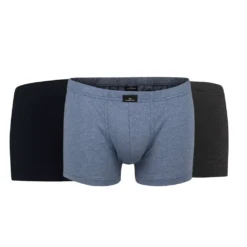 Götzburg Herren Pants 3er Pack - Single Jersey, Unterwäsche Set, Baumwolle Stretch Blau/Grau XXL -Günstiges Mode Wucht Geschäft 195c2e040d1743bf5f068360139449ac