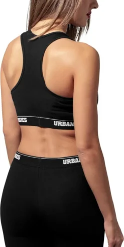 Urban Classics Damen Sport-BH Logo Bra TB1490 Schwarz Black 3XL -Günstiges Mode Wucht Geschäft 1ace4abc89e2c95ddc5d464ed5852fb1