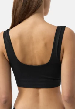 Damen Bustier BH Mit Cups 3-er Stück Pack Triangel Soft Bra Breite Träger Mieder Basic, Farben:Schwarz-Weiß, Größe:XL-XXL -Günstiges Mode Wucht Geschäft 1d5599fcab40a6d754e135137aa66144