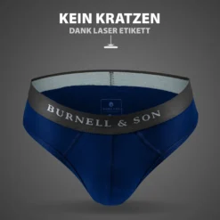 Burnell & Son 6er Pack - Basic Slip / Unterhose Perfekte Passform, Extra Elastischer Bund, Doppelvernähung Im Hüftbereich -Günstiges Mode Wucht Geschäft 1d60ae85c6e3992548b07e31331dd62d