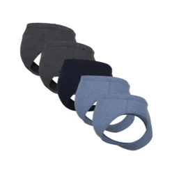 Götzburg Herren Briefs 5er Pack - Single Jersey, Unterwäsche Set, Baumwolle Stretch Blau/Grau L -Günstiges Mode Wucht Geschäft 1e20e75ea86de5eb8f20350f2b26f99a