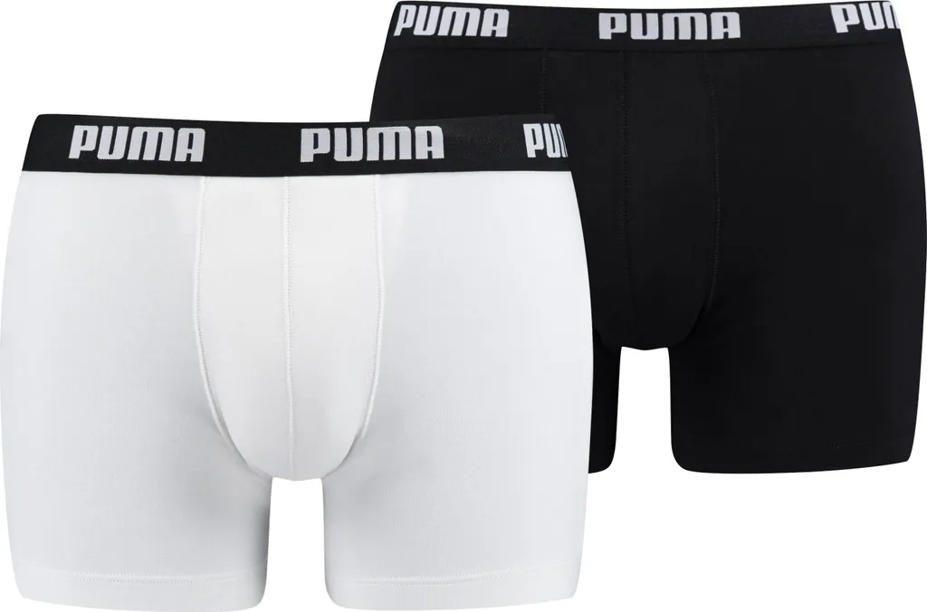 PUMA BASIC BOXER 2P Intense Blue / Grey Mélange XL 7 PUMA BASIC BOXER 2P Intense Blue / Grey Mélange XL – Bild 5
