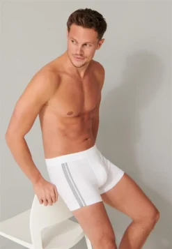 SCHIESSER Herren Shorts 3er Pack - 95/5, Baumwolle Stretch, Seitenstreifen Grau 4XL -Günstiges Mode Wucht Geschäft 246c98a774b5c01338699c37eaacfcf9