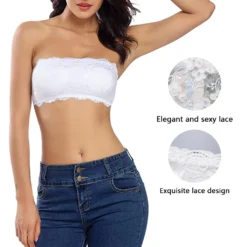 Bandeau-BH Aus Spitze, Dehnbar, Trägerlos, Bandeau-BH Für Frauen Und Mädchen, 3 Stück -Günstiges Mode Wucht Geschäft 26921383c182e2d2ac1e82673cefc6c9