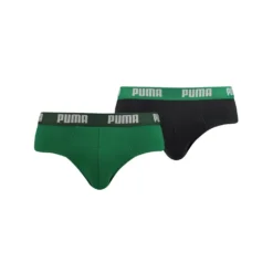 PUMA Herren Slips - Basic Brief, Everyday, 2er Pack Grün M -Günstiges Mode Wucht Geschäft 2759a3b3c3eae988e67d0729d8ecb7da