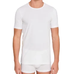 Schiesser 2er-Pack - 95/5 - Organic Baumwolle Unterhemd / Shirt Kurzarm Komfortabler Rundhalsausschnitt, Perfekter Sitz, Elastische Single-Jersey Qualität -Günstiges Mode Wucht Geschäft 2925e84ef52102b0bd4aa6e98319c56a