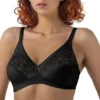 Entlastungs BH Ohne Bügel, Schwarz 85E