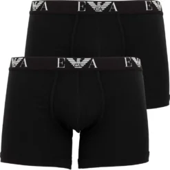 Emporio Armani Boxershorts Etwas Länger Am Bein Schwarz L