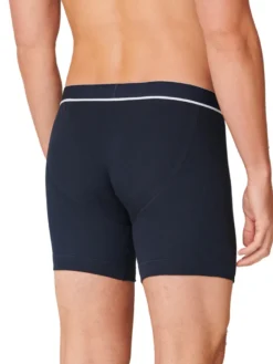 SCHIESSER Herren Retro Longshorts - Pants, Baumwolle Stretch, Einfarbig Blau XL -Günstiges Mode Wucht Geschäft 2affaa60687b65029d8f7f9eba68ac5f