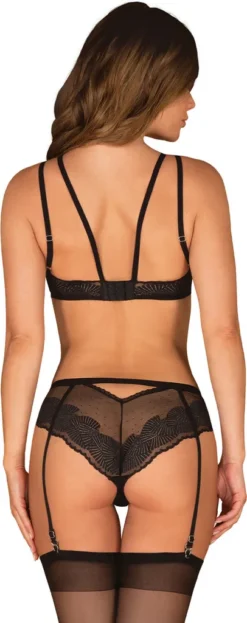 Obsessive Dessous Set Aus Zart Gemustertem Material, Farbe: Schwarz, Größe: S/M 12 Obsessive Dessous Set Aus Zart Gemustertem Material, Farbe: Schwarz, Größe: S/M -Günstiges Mode Wucht Geschäft 2b321aabb5fbddadd2d549db2b4baf45