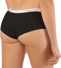 6er-Set Damen-Panties Mit Pfiffigem Designer-Bündchen, Größe:S, Farbe:2x Schwarz/2x Weiß/2x Rosa -Günstiges Mode Wucht Geschäft 2b8554ce09c95d9623048586a0c6da4c