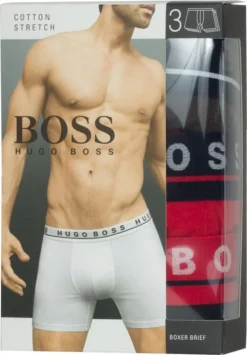 HUGO BOSS Herren Boxer Briefs - Logobund, Baumwolle Stretch, 3er Pack Rot/Blau/Braun L 20 HUGO BOSS Herren Boxer Briefs - Logobund, Baumwolle Stretch, 3er Pack Rot/Blau/Braun L -Günstiges Mode Wucht Geschäft 2bf982163296018330ccd3ee9c506a6b