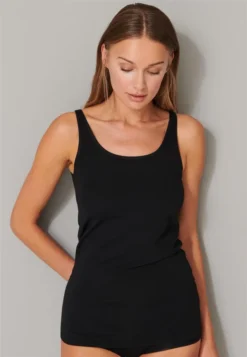 SCHIESSER Damen Trägertop, 2er Pack - Single Jersey, Serie 95/5, Uni Weiß 3XL -Günstiges Mode Wucht Geschäft 2e57d2e2bbd49200161a10af09c26e02 1