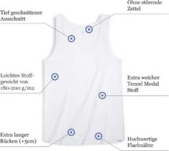 FINN Design Herren Unterhemd Tank-Top, Weiß / S -Günstiges Mode Wucht Geschäft 2ebb92f50805eaaf07d94946d465059d