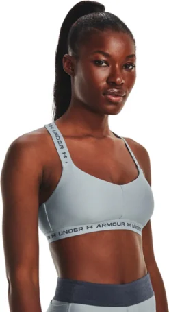 UNDER ARMOUR Crossback Low Sport-BH Damen 465 - Harbor Blue/downpour Gray M -Günstiges Mode Wucht Geschäft 3113b953775bd22fa0a475b99e68a176