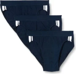 Schiesser 3er Pack - 95/5 Stretch - Organic Baumwolle Rio Slip / Unterhose Mit Softem, Tonalem Bund Für Höchsten Tragekomfort, Kontrastfarbene Seitenstreifen, Elastische Single-Jersey-Qualität -Günstiges Mode Wucht Geschäft 3123bb7bf51e6c3007da41e7db6aef31