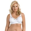 Exquisite Form Fully Damen BH - Soft Cup Baumwoll-BH Mit Spitze BH Ohne Bügel (80-100 B / 80-110 C-F / 80-105 G) Bügelloser BH Große Größen BH, Farbe:Weiß (WH), Größe:105D -Günstiges Mode Wucht Geschäft 329459e77a7f5f485c660706bc3e5d12