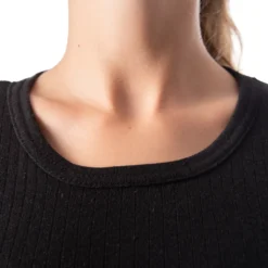 Damen Thermo Unterhemden Set | 2 Langarm Unterhemden | Funktionsunterhemden | Thermounterhemden 2er Pack - Creme/Schwarz - S -Günstiges Mode Wucht Geschäft 358b09a96399ec6cbc3625c7bdb13c6f