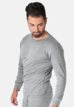 Thermounterhemd Herren 3er Pack | Thermo Unterhemd Mit Innenfleece | 3 Stück Langarm Thermohemden - Grau - 8/XXL -Günstiges Mode Wucht Geschäft 362db6dd23d91627f60ae396a0e6f04e