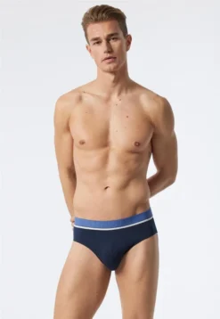 Schiesser 3er Pack 95/5 Organic Baumwolle Rio Slip / Unterhose Sportlicher Logo-Webgummibund, Bequeme Beinausschnitte Und Ohne Störende Nähte, Elastische Single-Jersey-Qualität -Günstiges Mode Wucht Geschäft 3793e1efed41449d6a2271e5d405c595