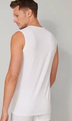 Schiesser 2er-Pack - 95/5 - Organic Baumwolle Unterhemd / Tanktop Komfortabler Rundhalsausschnitt, Elastische Single-Jersey Qualität, Perfekter Sitz -Günstiges Mode Wucht Geschäft 37e78b0375d2d0b8c402511aba6c0210