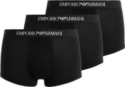 EMPORIO ARMANI 3P Boxershorts 3 X Schwarz L -Günstiges Mode Wucht Geschäft 3864f0ed6c96125fe786de59688aa314