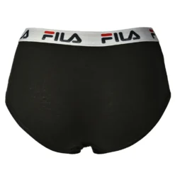 FILA Damen Hipster - 4er Pack Slip, Logo-Bund, Baumwolle Stretch, Einfarbig Schwarz/Grau L -Günstiges Mode Wucht Geschäft 3884ae255514309afb3838d33de4de0b