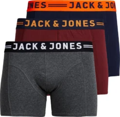 JACK & JONES - 3er Pack Herren Boxer Shorts In Allen Größen, Größe:XL, Farbe:3er Pack Jaclichfield -Günstiges Mode Wucht Geschäft 396cf90d03d89a9df8b001b23fb77efb