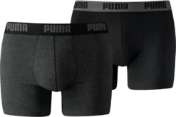 PUMA BASIC BOXER 2P Dark Grey Melange/black L -Günstiges Mode Wucht Geschäft 3b0ec638d264ee7fa979c56684fbb950