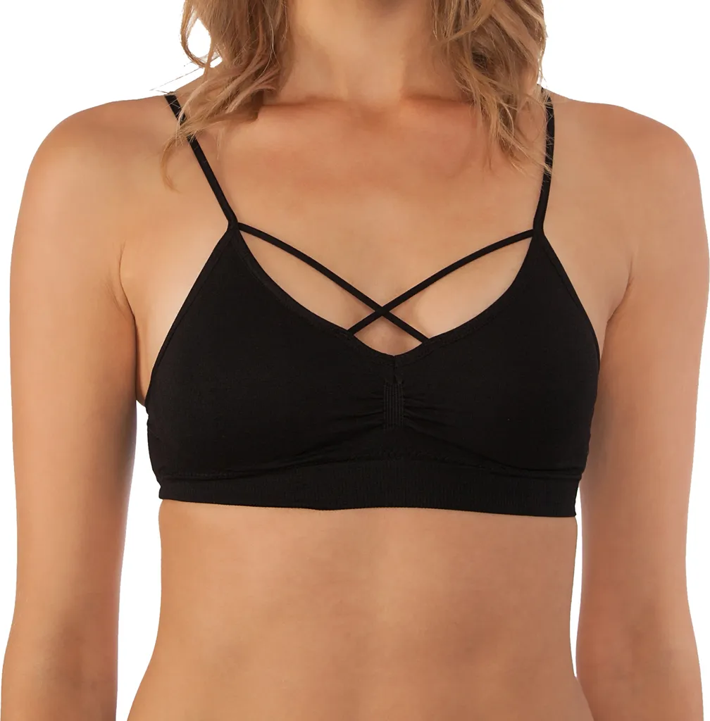 Fabio Farini - Schmale Träger, Starker Auftritt: Seamless-BH In Zwei Farben, Farbe:Schwarz, Größe:L 4 Fabio Farini - Schmale Träger, Starker Auftritt: Seamless-BH In Zwei Farben, Farbe:Schwarz, Größe:L – Bild 2