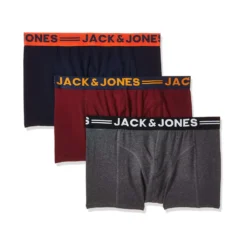 JACK & JONES - 3er Pack Herren Boxer Shorts In Allen Größen, Größe:XL, Farbe:3er Pack Jaclichfield -Günstiges Mode Wucht Geschäft 3c6fc59e3d715bc81eca06bdbcac449d