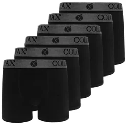 COLOMAX Viskose Boxershorts Herren 6er Pack L