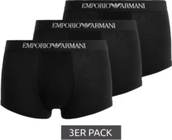 EMPORIO ARMANI 3P Boxershorts 3 X Schwarz L -Günstiges Mode Wucht Geschäft 3f8751726fc79df8c49883feea573fd2